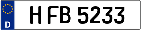 Truck License Plate
